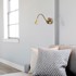 OPVIQ LIGHTS LED zidna lampa u zlatnoj boji Reading 
