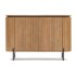 KAVE HOME Niska komoda od masivnog manga u prirodnoj boji, 120x80 cm Licia