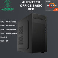ALIENTECH PC Office Basic Red