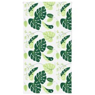 Rolo zavjesa za tuš, 140x240 cm, zeleno lišće