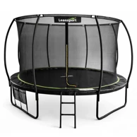 Vrtni trampolin s unutarnjom mrežom, 427 cm, crno-zeleni