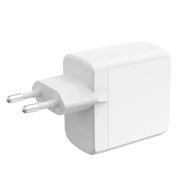 KSIX Adapter Gan ultrabrzi 65W PD PPS 2x USB-C 1x USB-A, bijeli