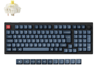 KEYCHRON Tipkovnica mehanička V5 Max, bežična, Gateron Jupiter Banana prekidači, RGB, crna (V5M-D4-UK)