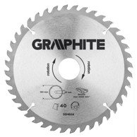 GRAPHITE List kružne pile, 180 x 30 mm, 40 zuba
