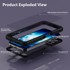 SHELLBOX Vodootporna IP68 360° maska za Samsung Galaxy A25 5G, crna