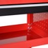 HOMESTAR Kolica za vrtni alat 82x35x76 cm, crvena