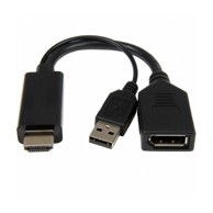 GEMBIRD Aktivni 4K HDMI na DisplayPort adapter, crni