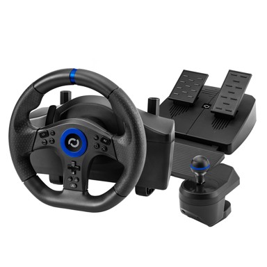 BLADE Gaming volan BL7002, USB, s pedalama i mjenjačem, PC, PlayStation 5, crno-plava