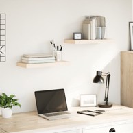 Plutajuće police 2 kom 50x23,5x4 cm od konstruiranog drva