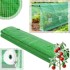 Folija za vrtni tunel 8x3x2 m, zelena