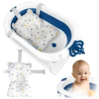 RICOKIDS Kada sklopiva sa stalkom, bijelo-plava