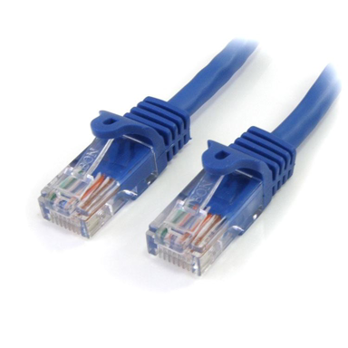 STARTECH Mrežni kabel 45PAT5MBL, Cat5e, U/UTP, 5 m, plava
