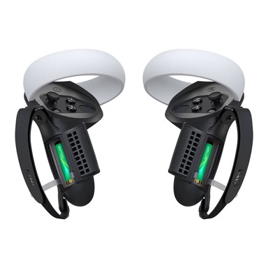 KIWI Držač kontrolera s poklopcem za bateriju Q1 PRO-2.2 za Meta Quest 2, crni