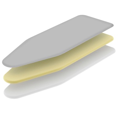 COLOMBO Navlaka za dasku za peglanje, metalizirana, 140x55 cm,troslojna