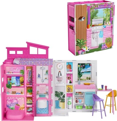BARBIE Kuća za odmor HRJ77, s lutkom