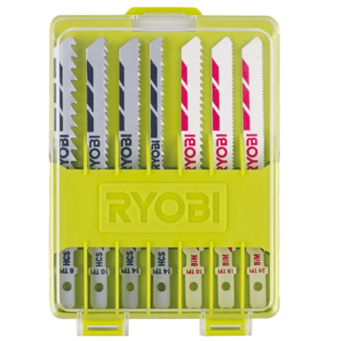 RYOBI Set listova za ubodnu pilu, 10 kom.
