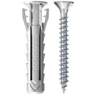 FISCHER Plastična tipla SX Plus 8 x 40 S K NV, s vijkom, univerzalna, 10/1