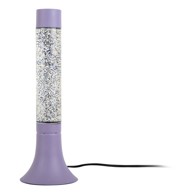 LEITMOTIV Ljubičasta stolna lampa sa staklenim sjenilom (visina 37,5 cm) Astro Glittler 