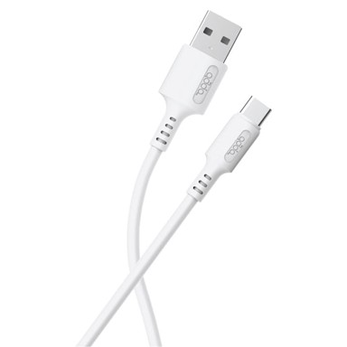 ADDA Kabel USB-200-WH Fusion Charge+Data USB-A na Type-C 3.1A, bijeli, 1.2M