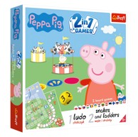 TREFL Igra 2u1, Peppa Pig - Čovječe ne ljuti se i Zmije i ljestve