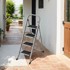 SONGMICS Stepenice s 2 stepenice, 89 x 45 x 127 cm, sive