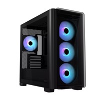 ASUS Kućište A23 PLUS ARGB, mini tower, micro ATX, crno