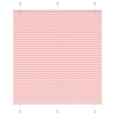 Roleta plisirana, 120x150 cm, širina tkanine 119,4 cm, ružičasta