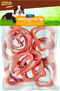 MULTIFIT Poslastica za pse Native goveđi grkljan s piletinom 50 g