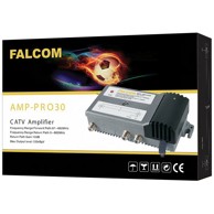 FALCOM Distribucijsko pojačalo AMP-PRO30 30dB sa povratnim pojasom, crni