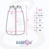 BABYU Vreća za spavanje za bebe, ljetna, podesiva, 0,5 TOG, 0-9 mjeseci, pamuk-muslin