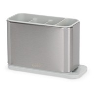 JOSEPH JOSEPH Metalni ocjeđivač za posuđe za pribor u srebrnoj boji Surface