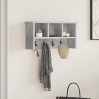 Vješalica za kapute na zidu 50 x 16 x 26 cm, beton siva