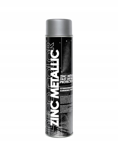 DECO COLOR Zink metalik lak u spreju, 600 ml, srebrni