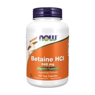 NOW Betain HCl, 120 kapsula