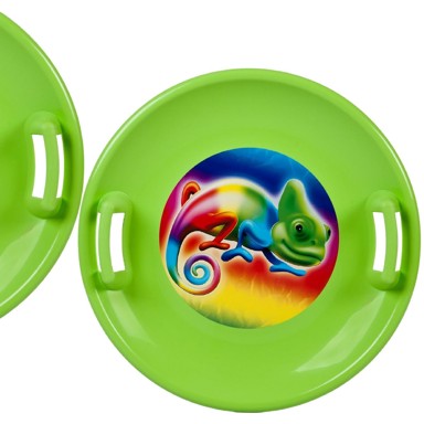 ENERO Zeleni tanjur za sanjkanje UFO, veličina M