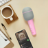 MOB Mikrofon i Bluetooth zvučnik Micro Groovy, ružičasti