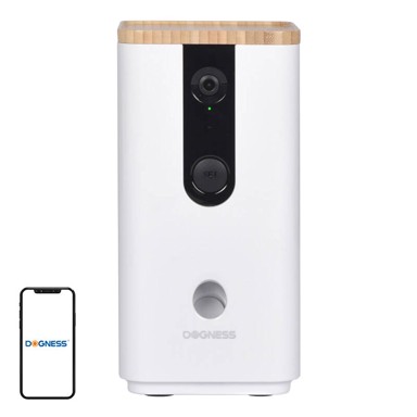 DOGNESS Pametna hranilica T03 za grickalice s kamerom, bijela