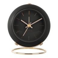 KARLSSON Budilica Globe ø 9,5 cm, prirodna