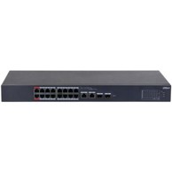 DAHUA Switch CS4218-16ET-240, 16x GE portova, PoE, rackmount, crna