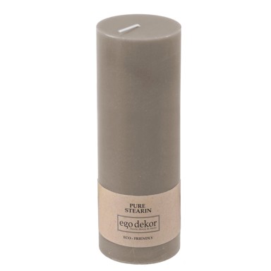 EGO DEKOR Svijeća Friendly 60 h, bež-smeđa