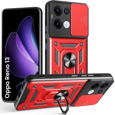 CamShield stražnja maskica za Oppo Reno 13, slide, crvena