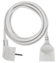 EMOS Produžni kabel 3 m, 1 utičnica, bijeli
