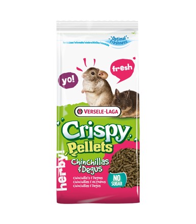 VERSELE LAGA Hrana za male životinje Crispy Pellets Chinchillas & Degus, 1 kg