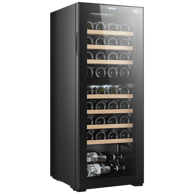 MELCHIONI Hladnjak za vino FAMILY VERMENTINO 36 C DUAL, 110 cm, 103 l, 36 boca, energetski razred G, crni