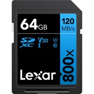 LEXAR Memorijska kartica SDXC HIGH-PERFORMANCE 800x, 64GB, Class 10, UHS-I