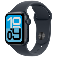 APPLE Watch SE 3 5G, 40mm, plava, plava silikonska narukvica, S/M