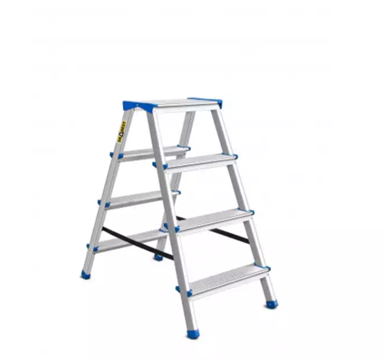 Aluminijske ljestve DD2×4 TUV, 4 gazišta, nosivost 150 kg