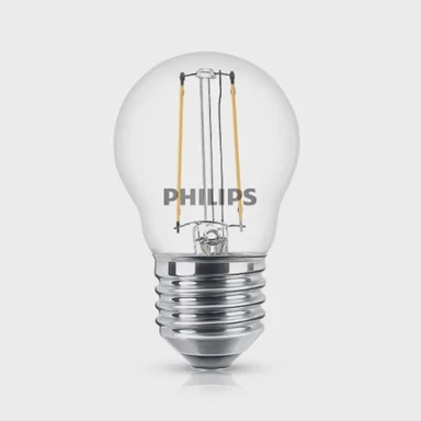 PHILIPS CorePro LED luster žarulja, E27, 2-25W, 827, P45, CL, ND