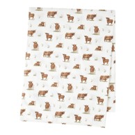 CATHERINE LANSFIELD Pamučan stolnjak 137x229 cm Angus Highland Cow