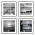 KNOR Slike u setu 4 kom 30x30 cm Silence by the Water